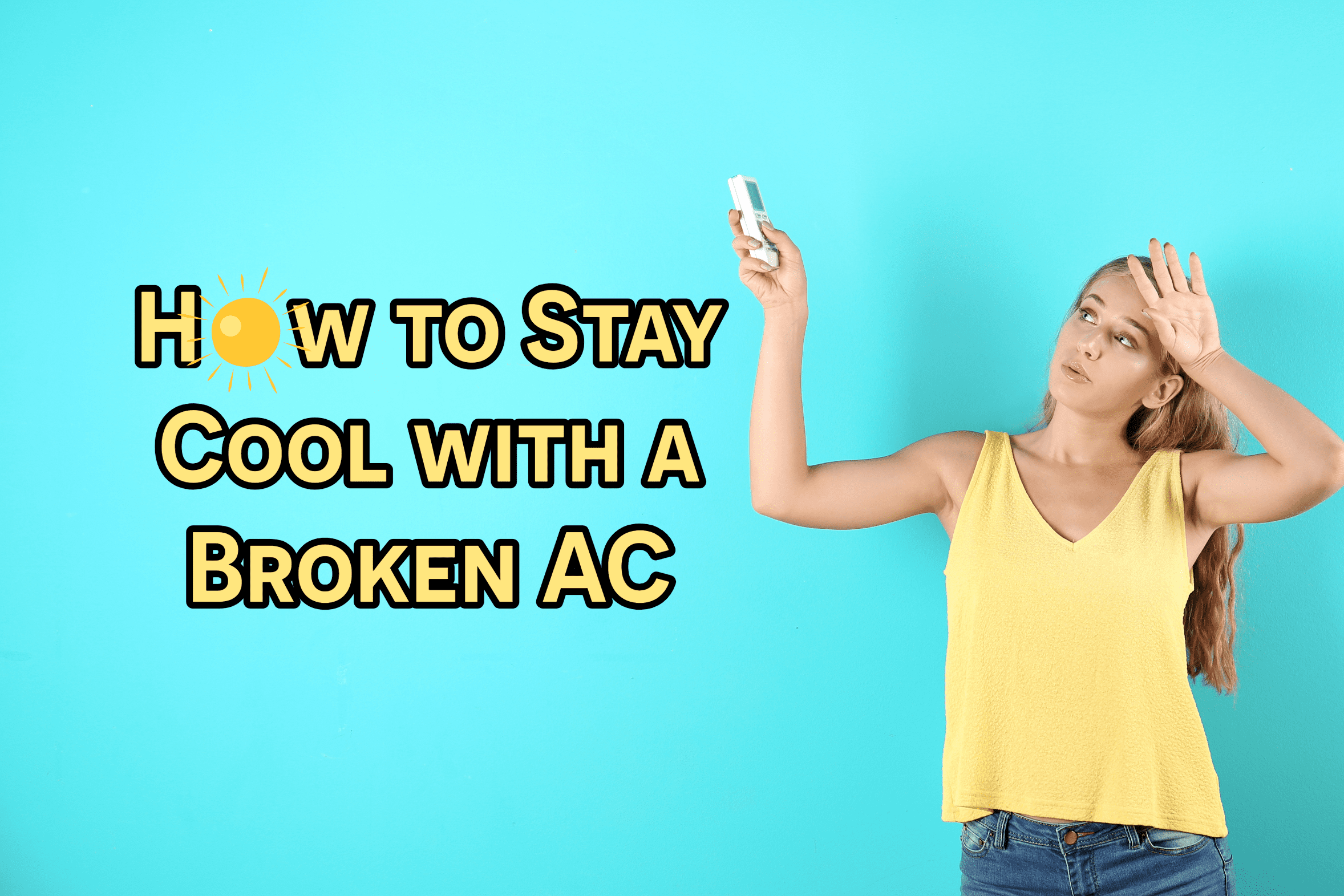 How to stay cool with a broken AC.